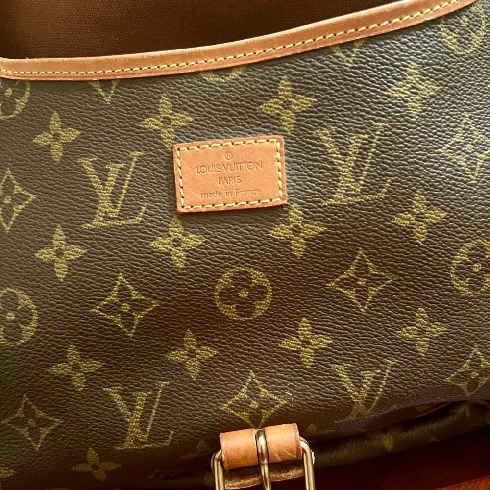 Louis Vuitton Monogram Canvas Crossbody Bag in Brown and Tan - Picture 7 of 16